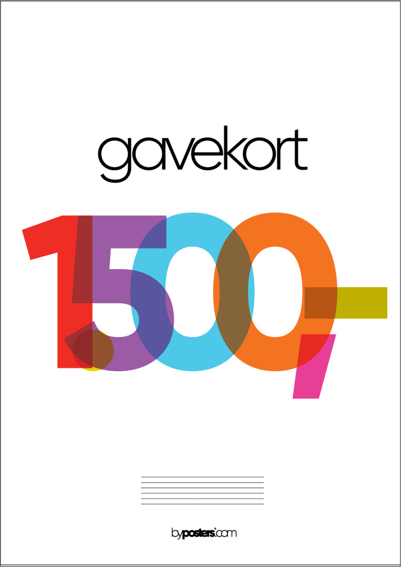 Gavekort 1.500,-