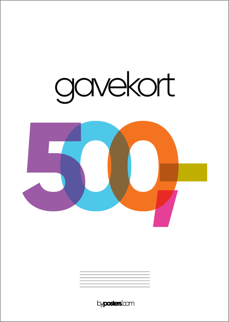 Gavekort 500,-