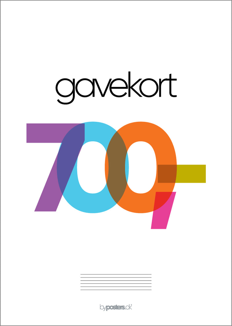 Gavekort 700,-