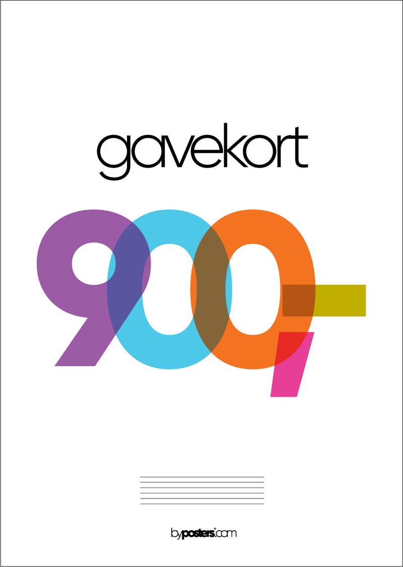 Gavekort 900,-